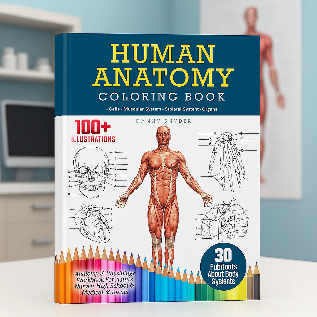 Human Anatomy Coloring Book (50% OFF)