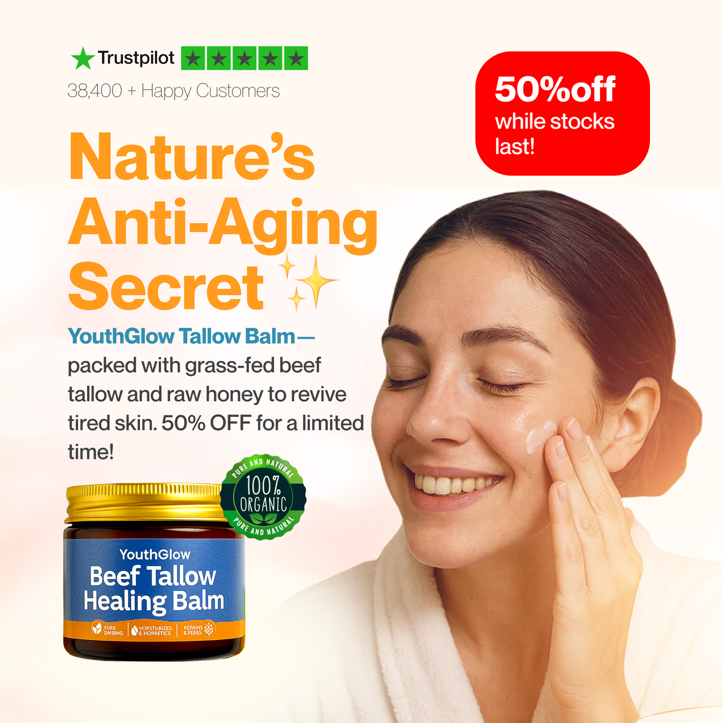YouthGlow - Tallow Balm (50% OFF)